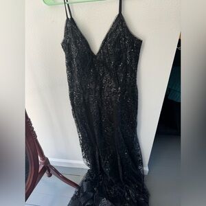 Ladivine Black Prom Dress